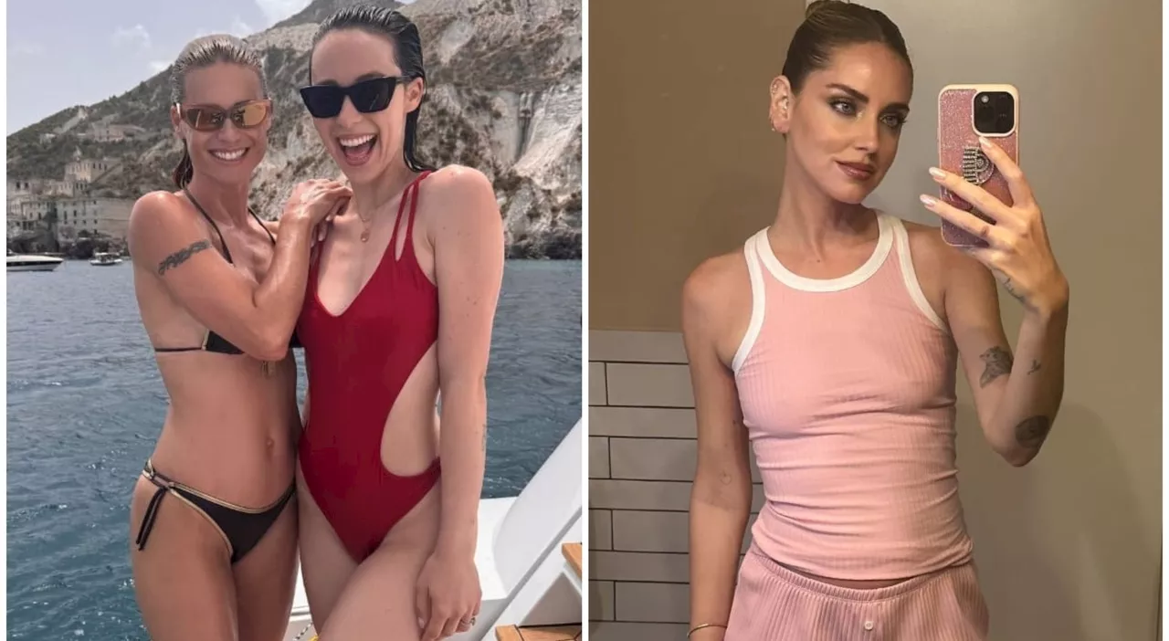 Matrimonio Diletta Leotta, Michelle Hunziker e Aurora Ramazzotti paparazzate da Chiara Ferragni: «Due sorelle»