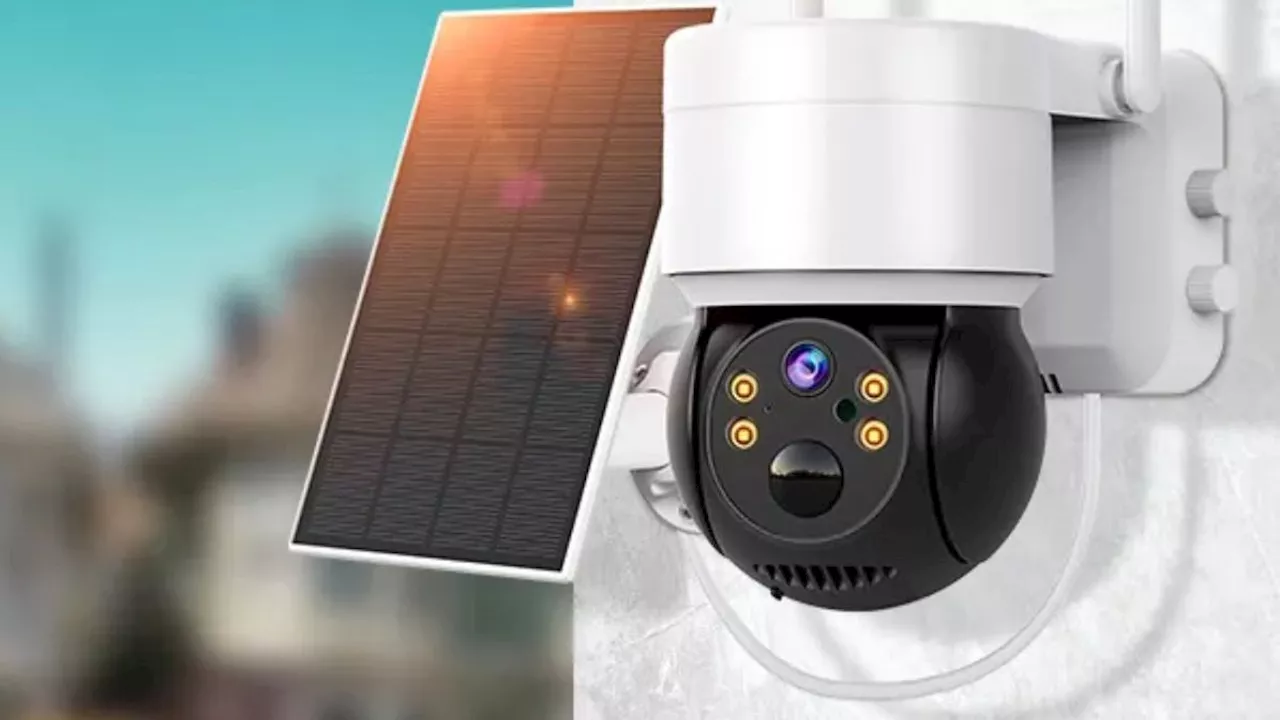 Protégez votre domicile avec cette caméra de surveillance solaire vendue à prix malin sur AliExpress