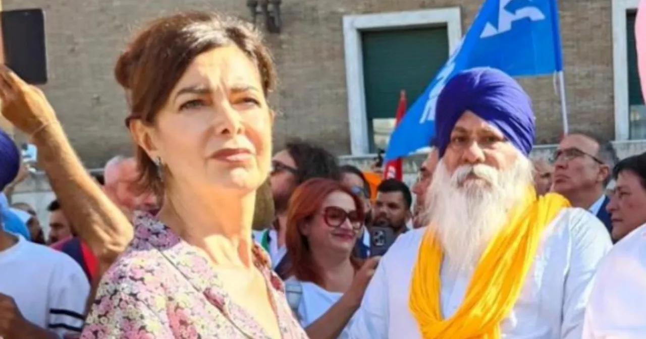 Manifestazione Latina, Laura Boldrini contro il governo: &#034;Provvedimenti vuoti, è ipocrita&#034;