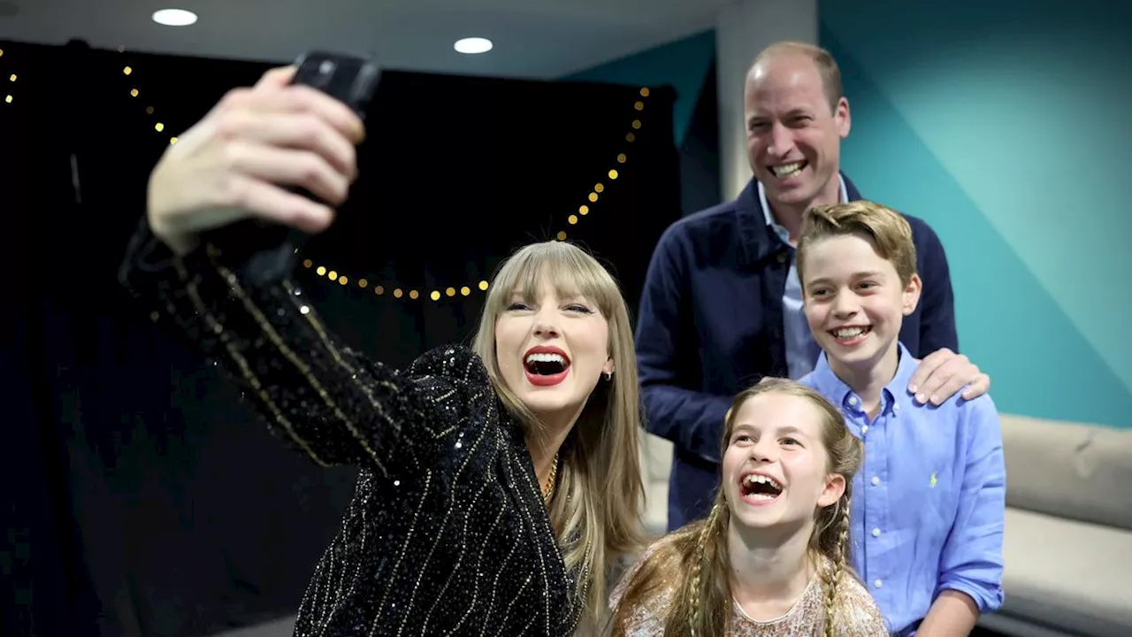 Pangeran William Asyik Bergoyang di Konser Taylor Swift, George dan Charlotte Ikut Nonton