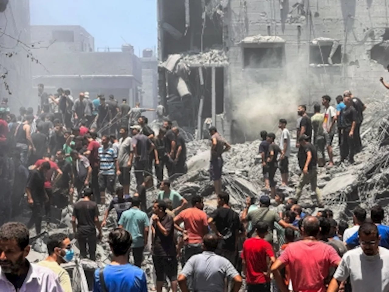 Israeli strikes kill at least 42 in Gaza, enclave’s government media office says