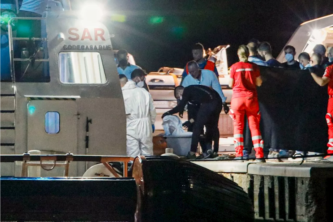 Italian coast guard recovers 14 more bodies of shipwreck victims off Calabria, dozens still missing