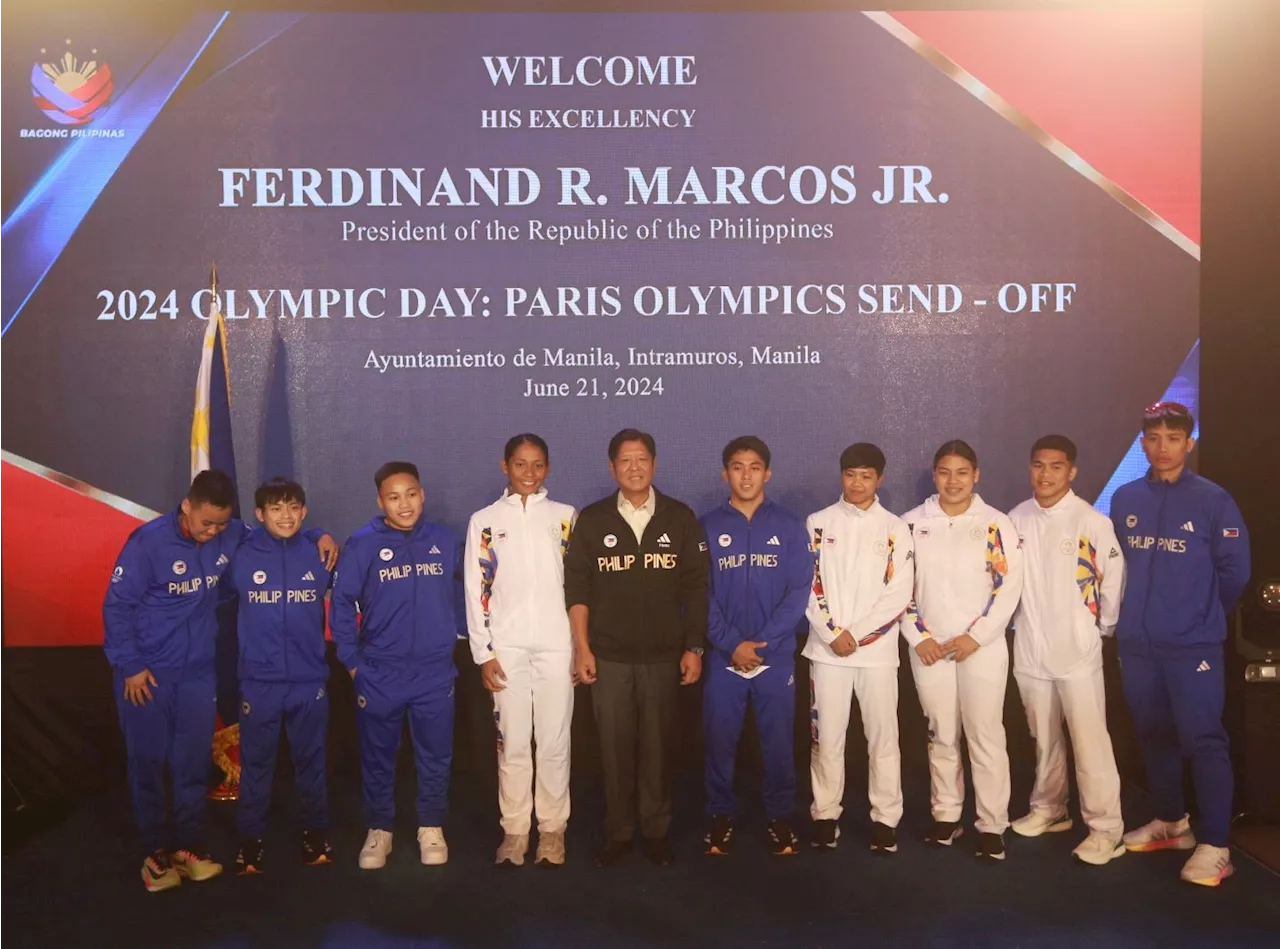 PBBM honors past, present Filipino Olympians in ceremonial send-off to Paris