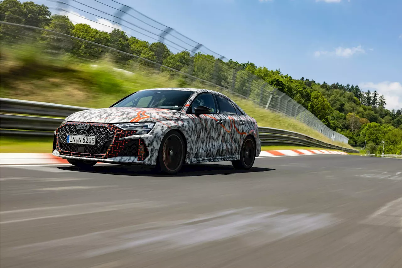 Updated 2025 Audi RS 3 sets new Nürburgring lap record