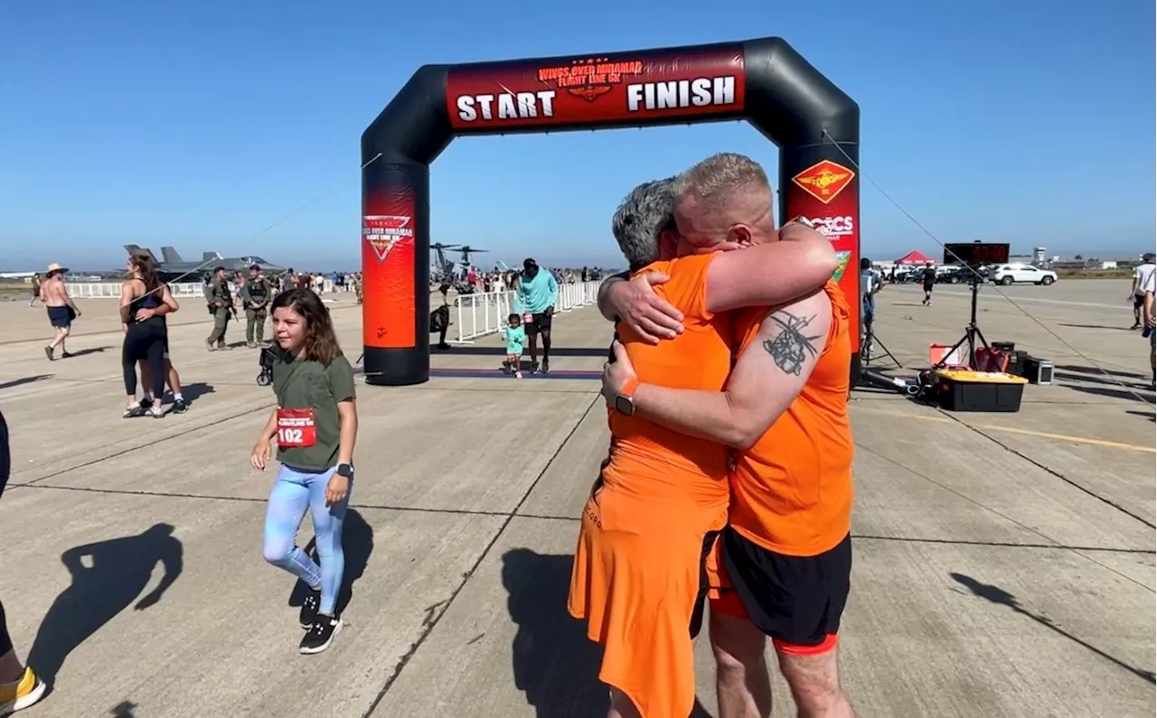 Parents of Marine killed in chopper crash in San Diego County run 5K in his honor