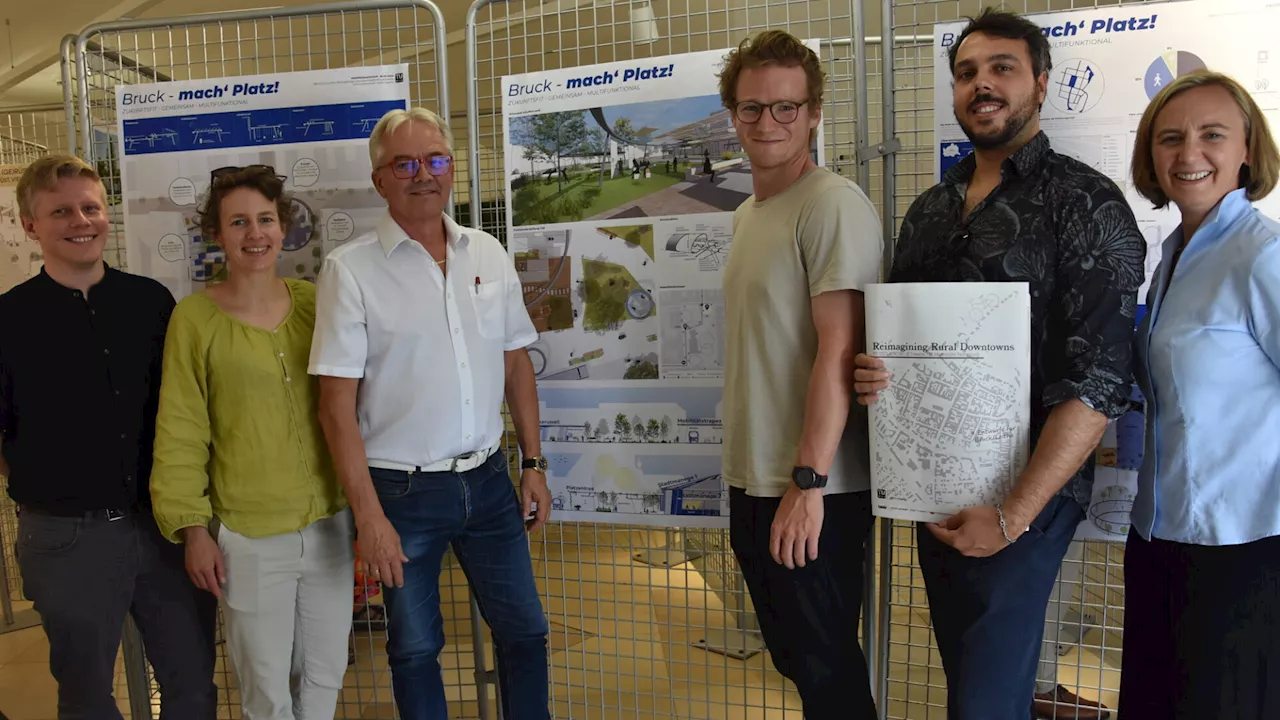 TU-Studierende liefern Pläne für Brucker Hauptplatz-Umgestaltung