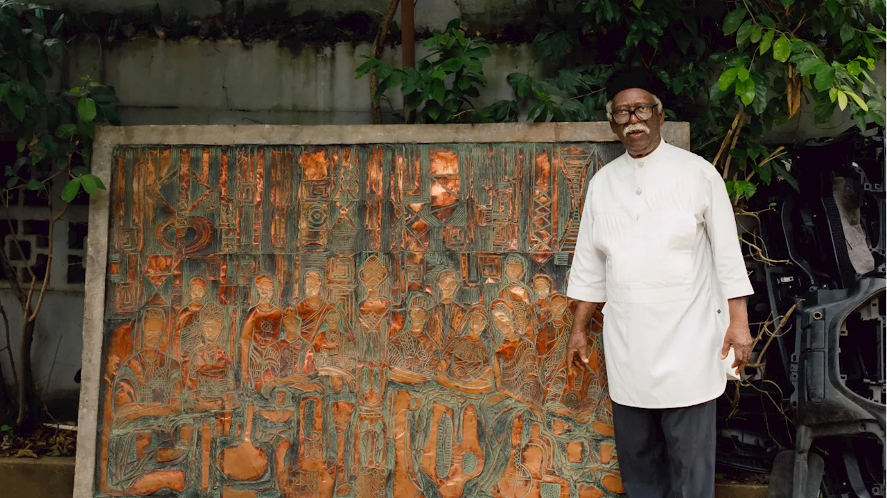 At 91, a Nigerian artist who reimagined the crucifixion gets a Smithsonian show