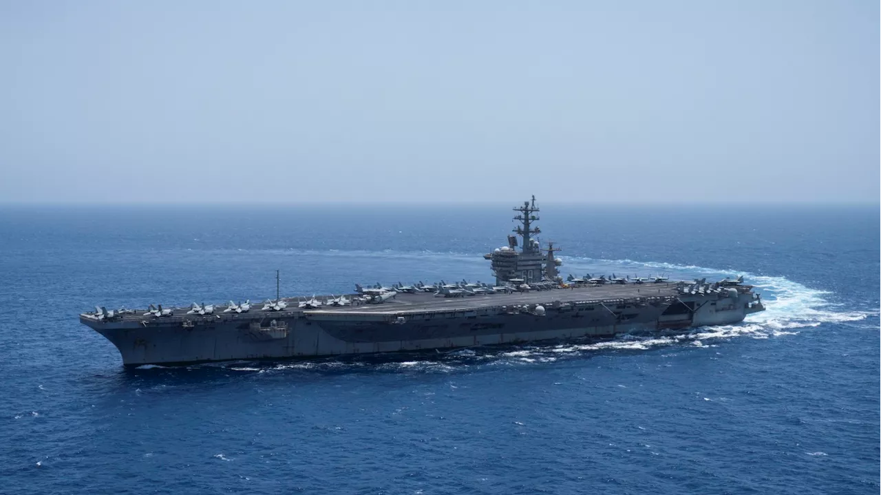 The USS Dwight D. Eisenhower leaves the Red Sea as Houthi attacks continue