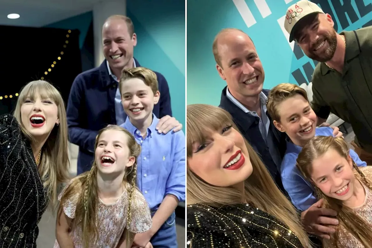 Prince William poses for selfie with Taylor Swift and Travis Kelce for 42nd birthday