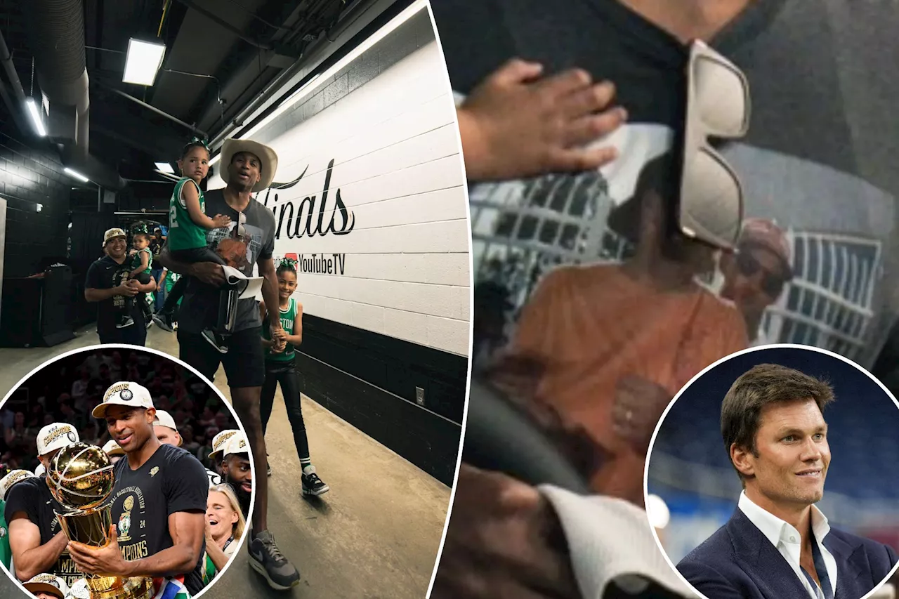 Tom Brady responds to Al Horford wearing a Drunk Brady shirt in Celtics parade