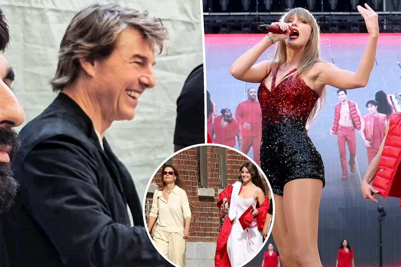 Tom Cruise attends Taylor Swift's Eras Tour in London after skipping daughter Suri's high school graduation