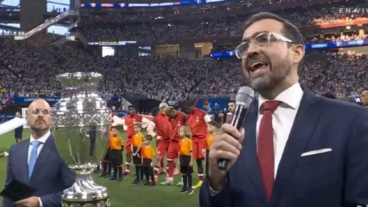 Pastores dan discurso religioso en la inauguración de la Copa América