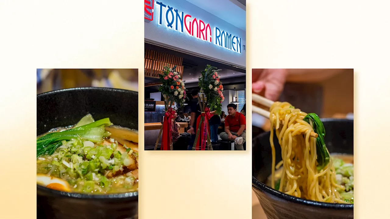 Shinjuku’s Tongara Ramen returns to Metro Manila, now open at Estancia Mall