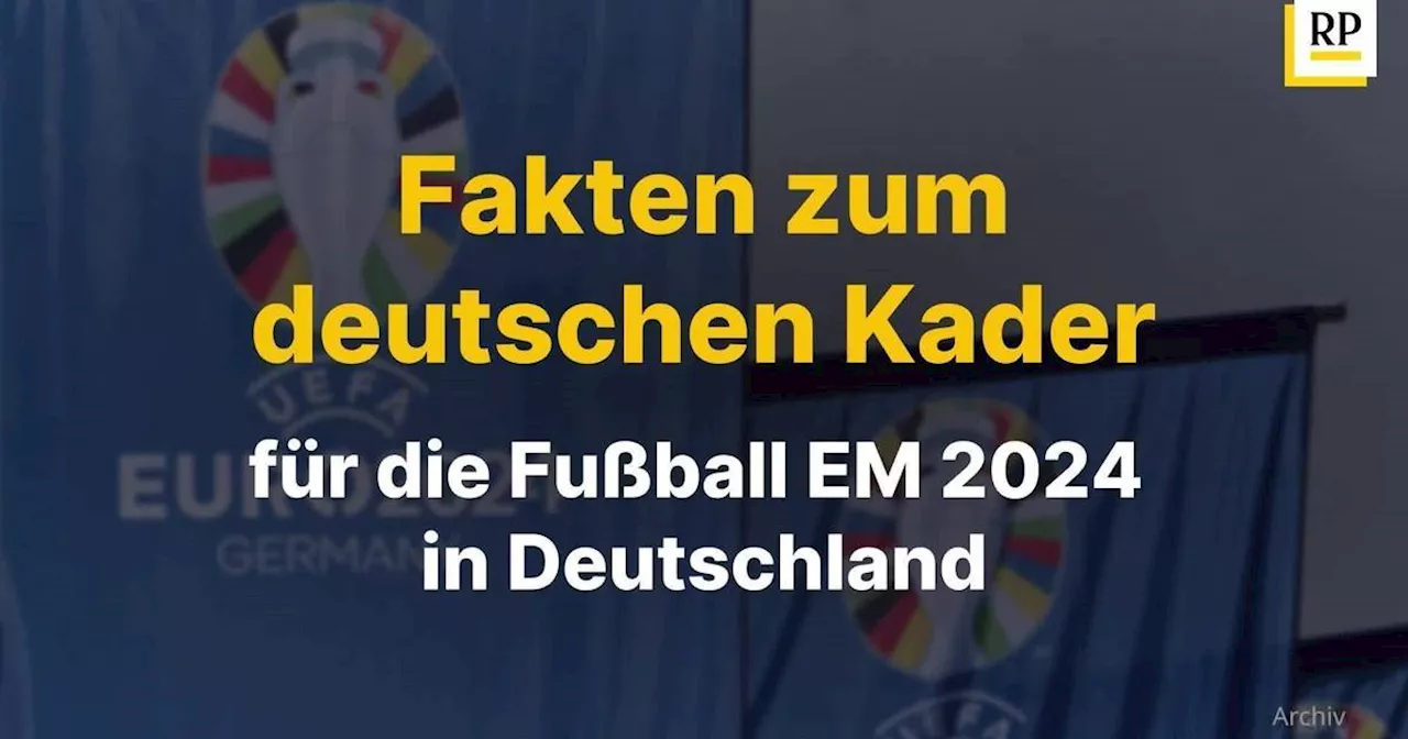 Video: Interessante Fakten zum deutschen Kader für die Fußball EM 2024 in Deutschland