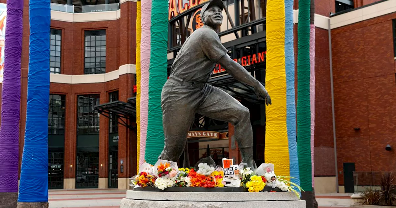 Willie Mays, a lumberyard and a sculptor's dream