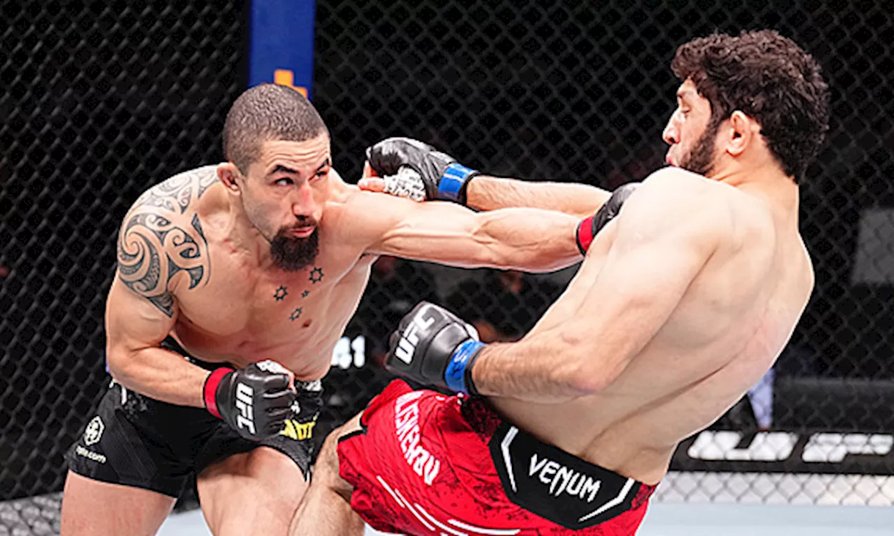 Robert Whittaker Stops Ikram Aliskerov Inside Two Minutes at UFC on ABC 6