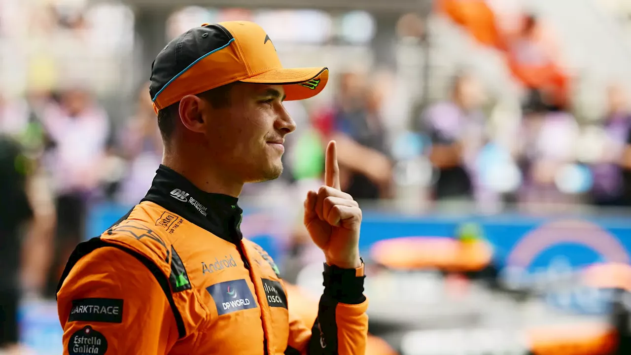 Piloto Lando Norris da Mclaren conquista pole position no GP de Espanha