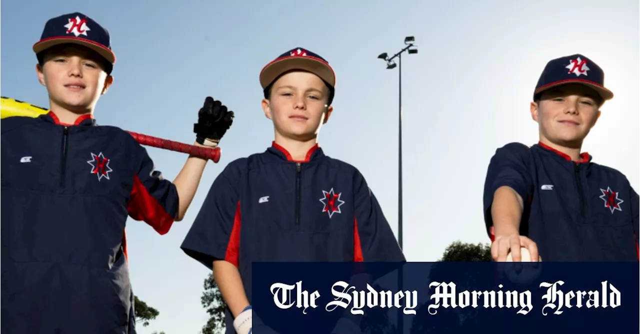 Batters up: Sydney triplets going to Little League World Series Baseball finals