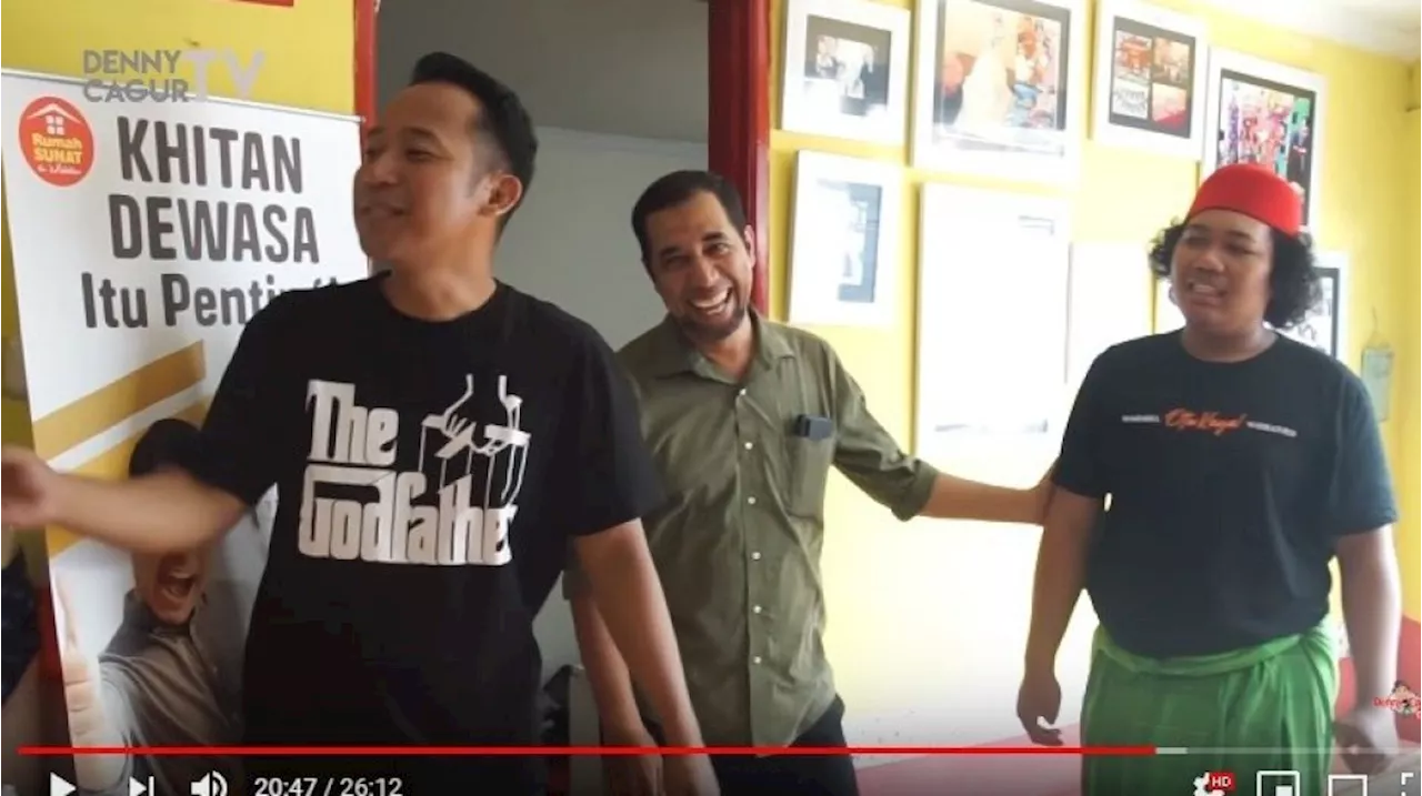 Ingat Lagi Konten Sunat di Usia 23 Tahun, Vlog Denny Cagur yang Bikin Marshel Widianto Terkenal