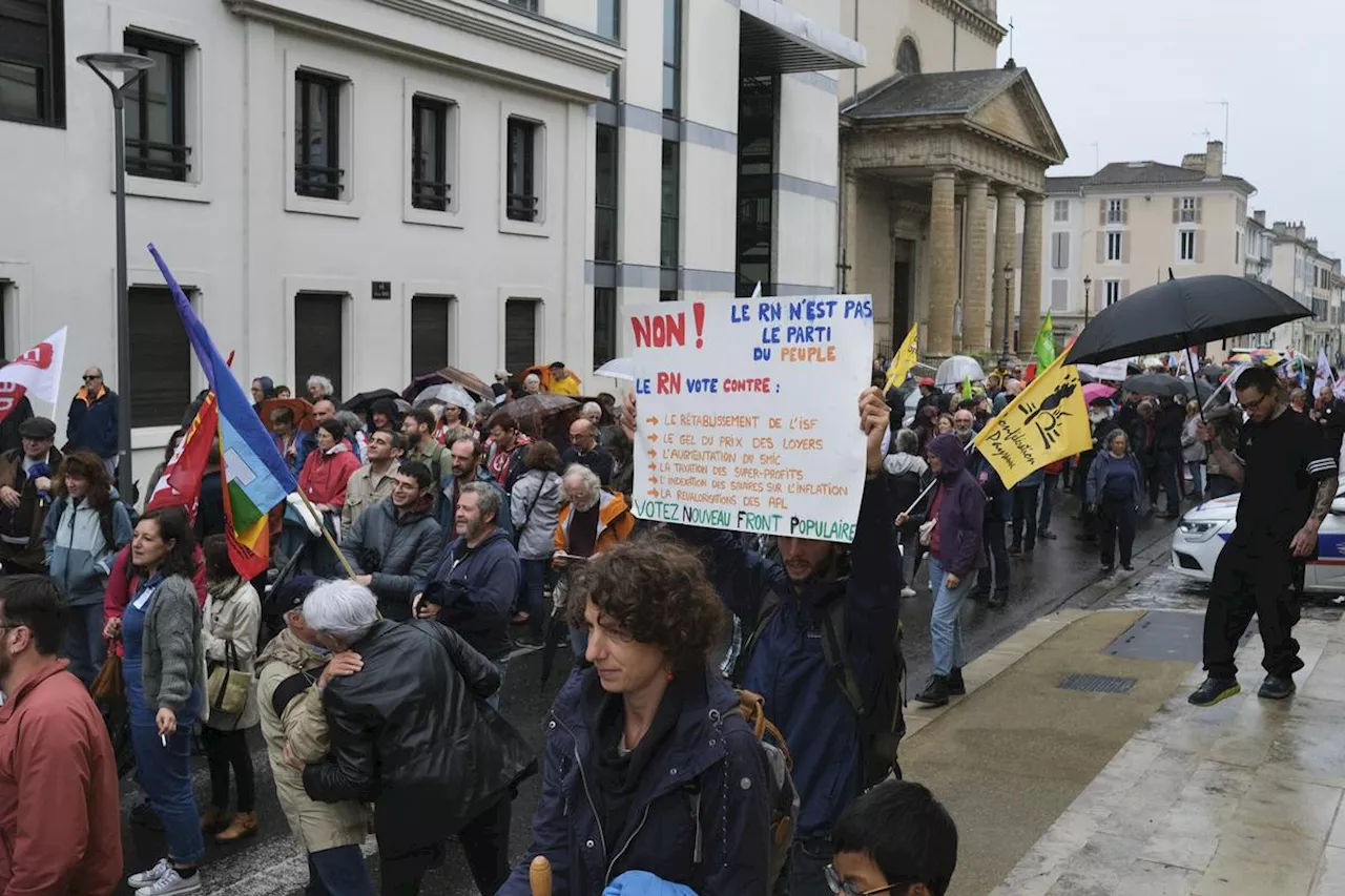 « Faire barrage au Rassemblement national » : 350 Landais mobilisés à Mont-de-Marsan