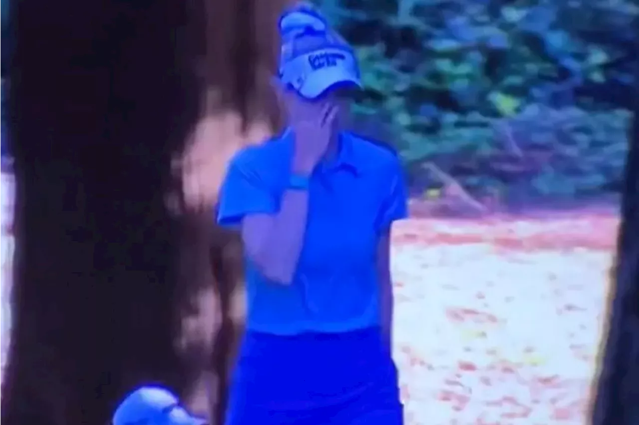 Nelly Korda visibly emotional in heartbreaking video during implosion at Women’s PGA Championship...