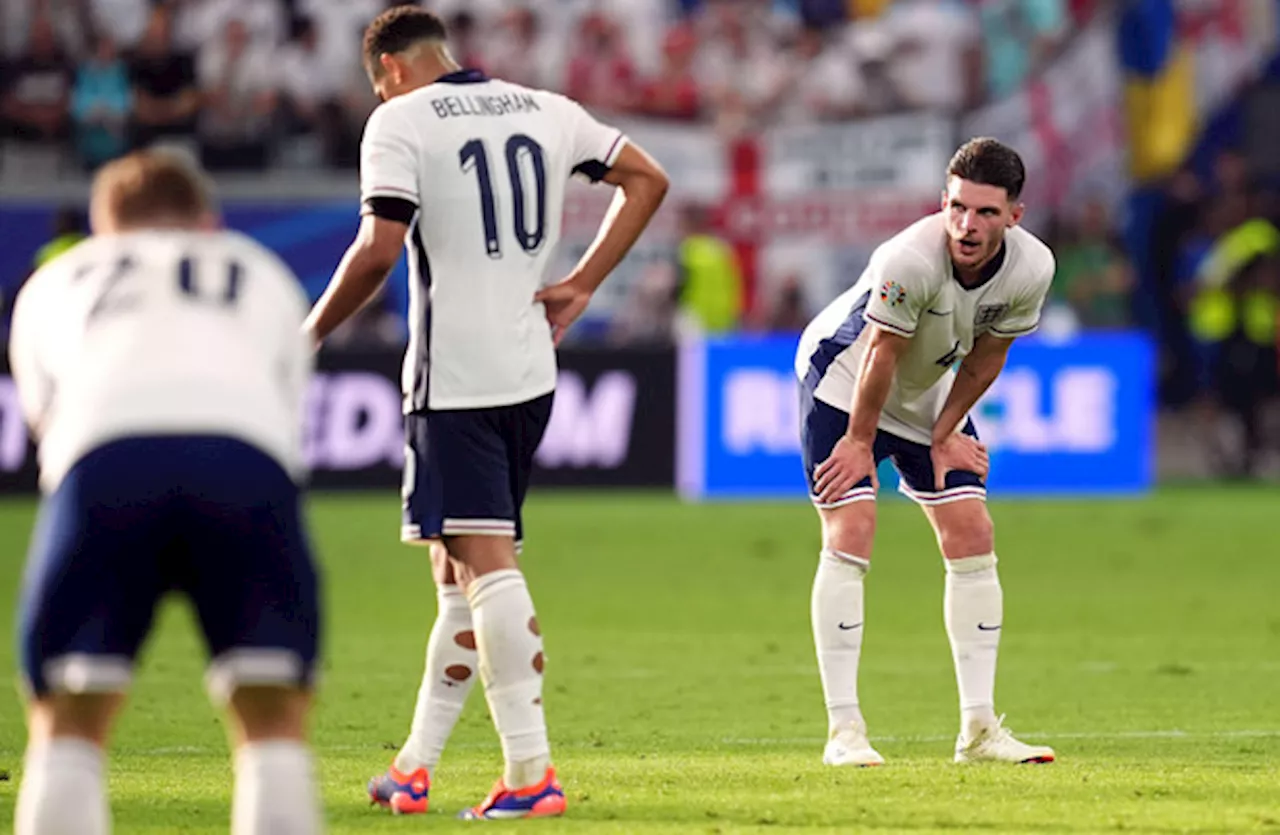 Declan Rice feels England have ‘put too much pressure on ourselves’ at Euro 2024