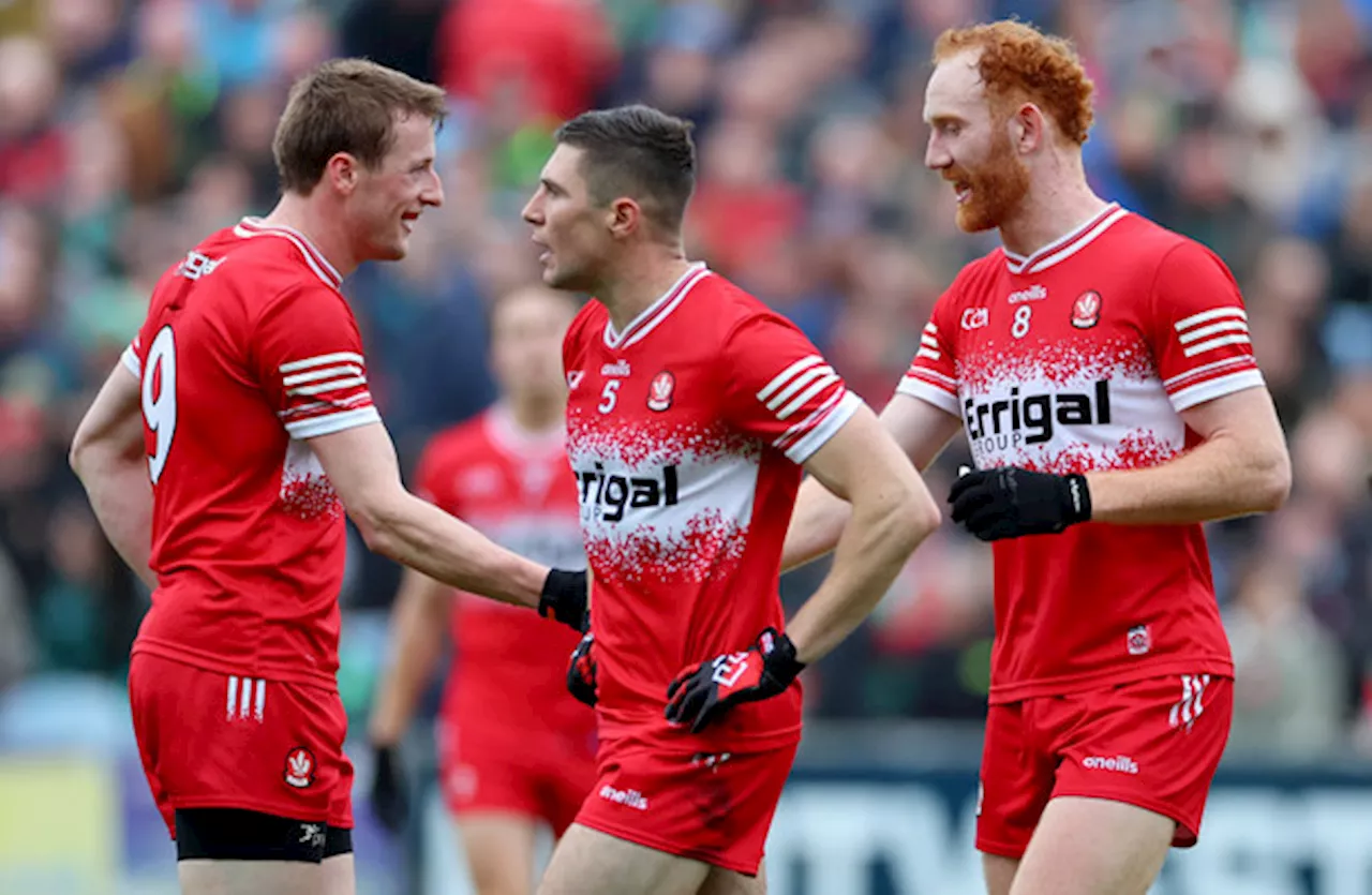 Derry advance to All-Ireland quarter-finals after dramatic penalty shootout with Mayo