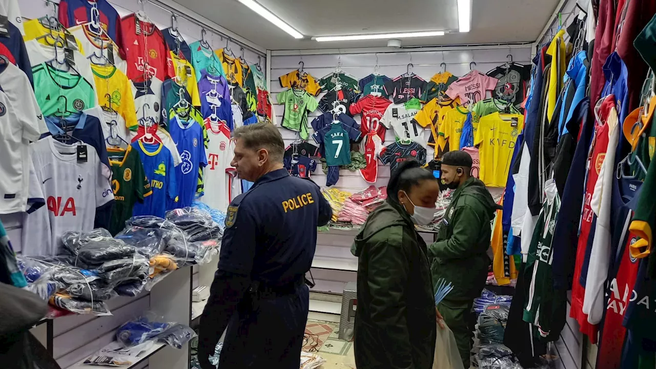 Major seizure of counterfeit goods worth R15.5 million in Joburg