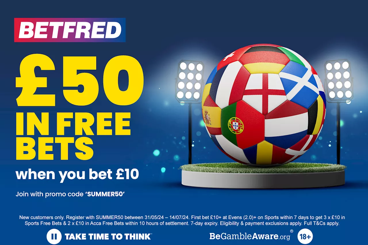 Get £50 in free bets for Belgium vs Romania at Euro 2024 with Betfred...