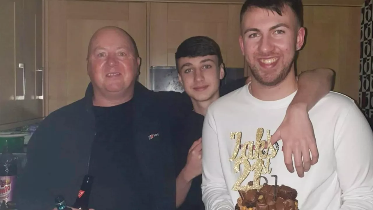 New picture shows missing Jay Slater, 19, posing with smiling brother & dad as sibling celebrated 21st...