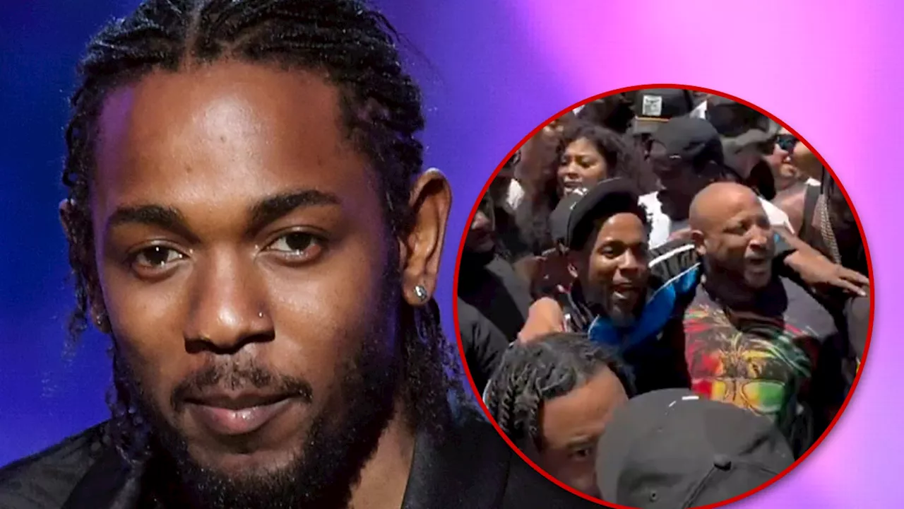 Kendrick Lamar's Compton Music Video Shoot Brings Out Huge Crowds