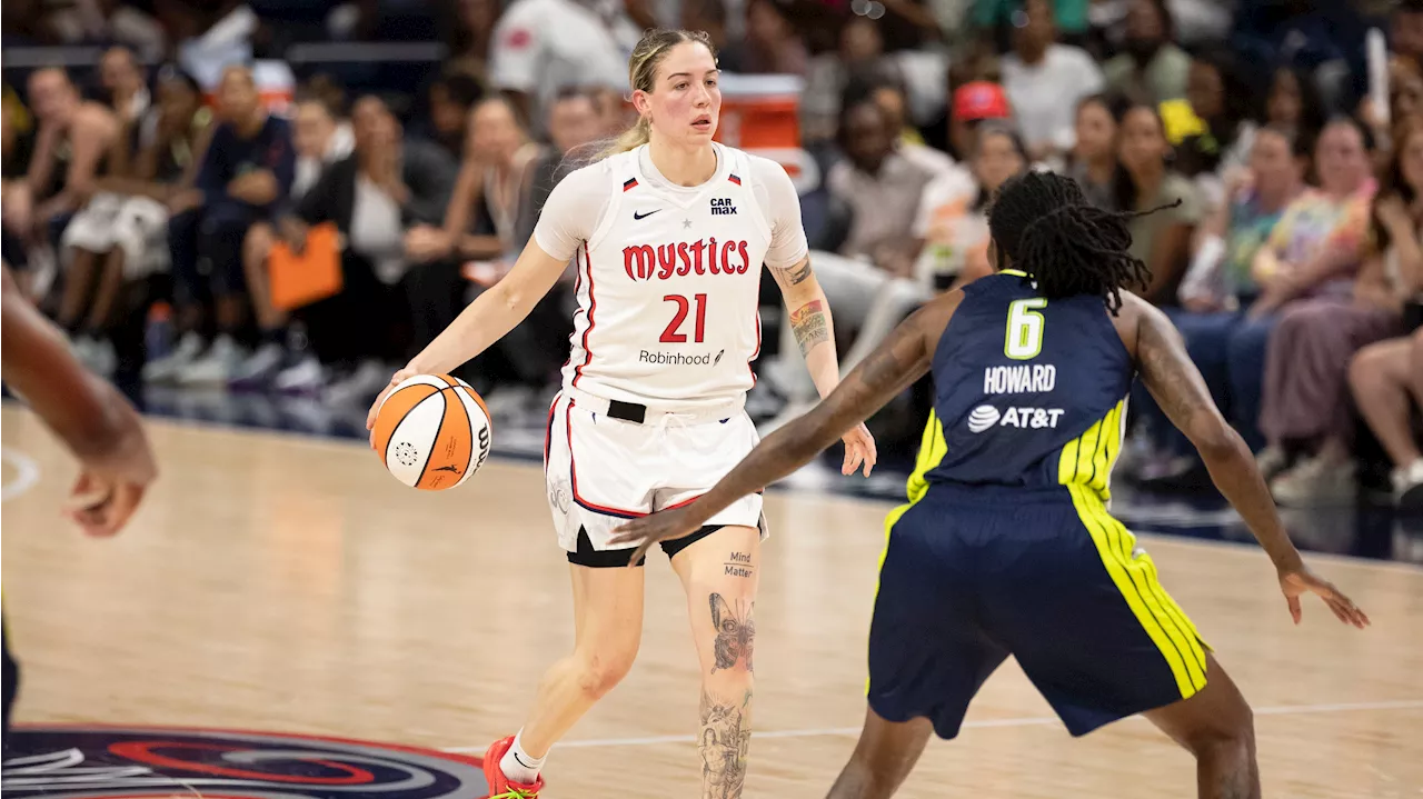 Engstler scores career-high 23, grabs 9 rebounds as Mystics beat reeling Wings