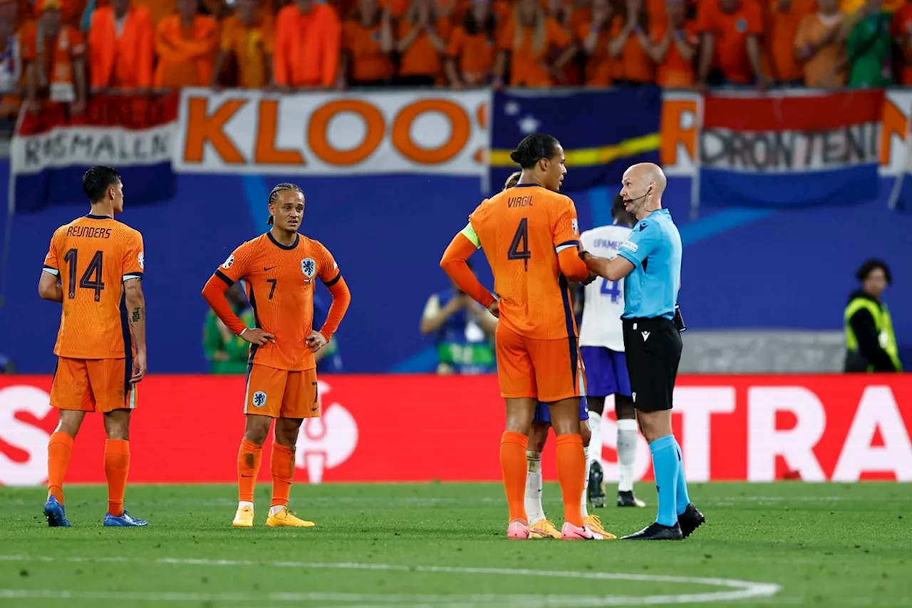 Oranje-goal Simons tegen Fransen terecht afgekeurd