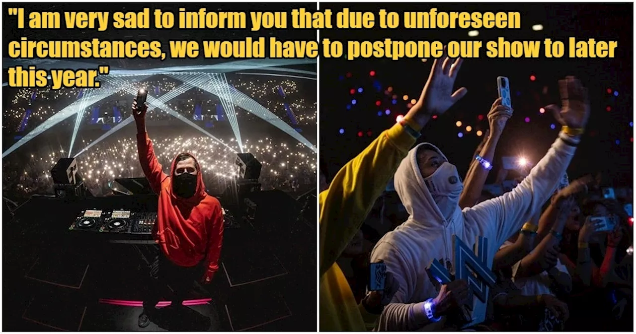 Alan Walker Postpones Show in KL a Day Before it Happens, Leaves Fans Devastated