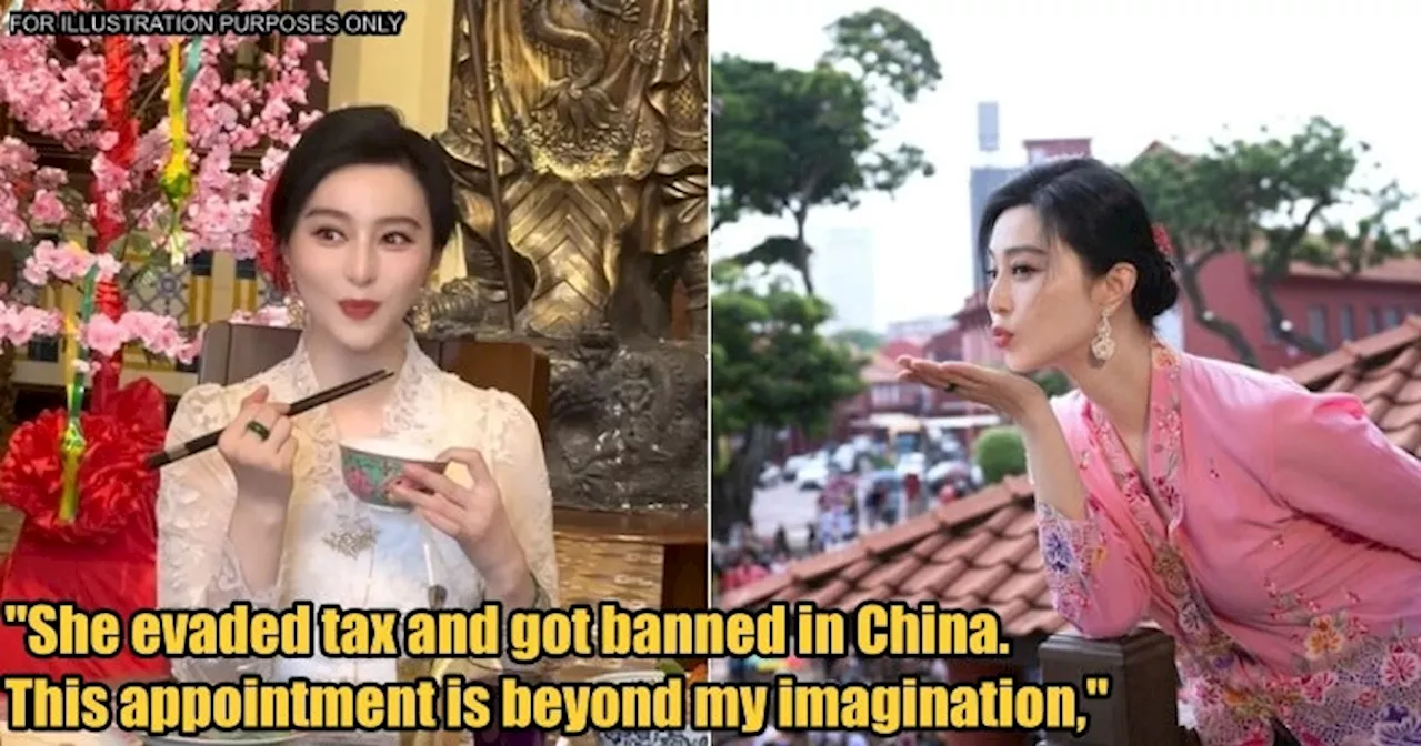 'She was banned for tax evasion' - Chinese Netizens Question Fan Bingbing as Melaka Tourism Envoy