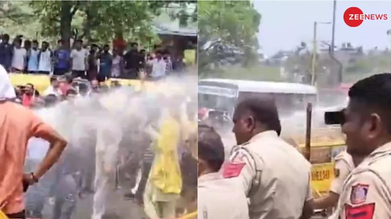 Protest Over Delhi Water Crisis Met With Water Cannons: Irony Draws Social Media Ire