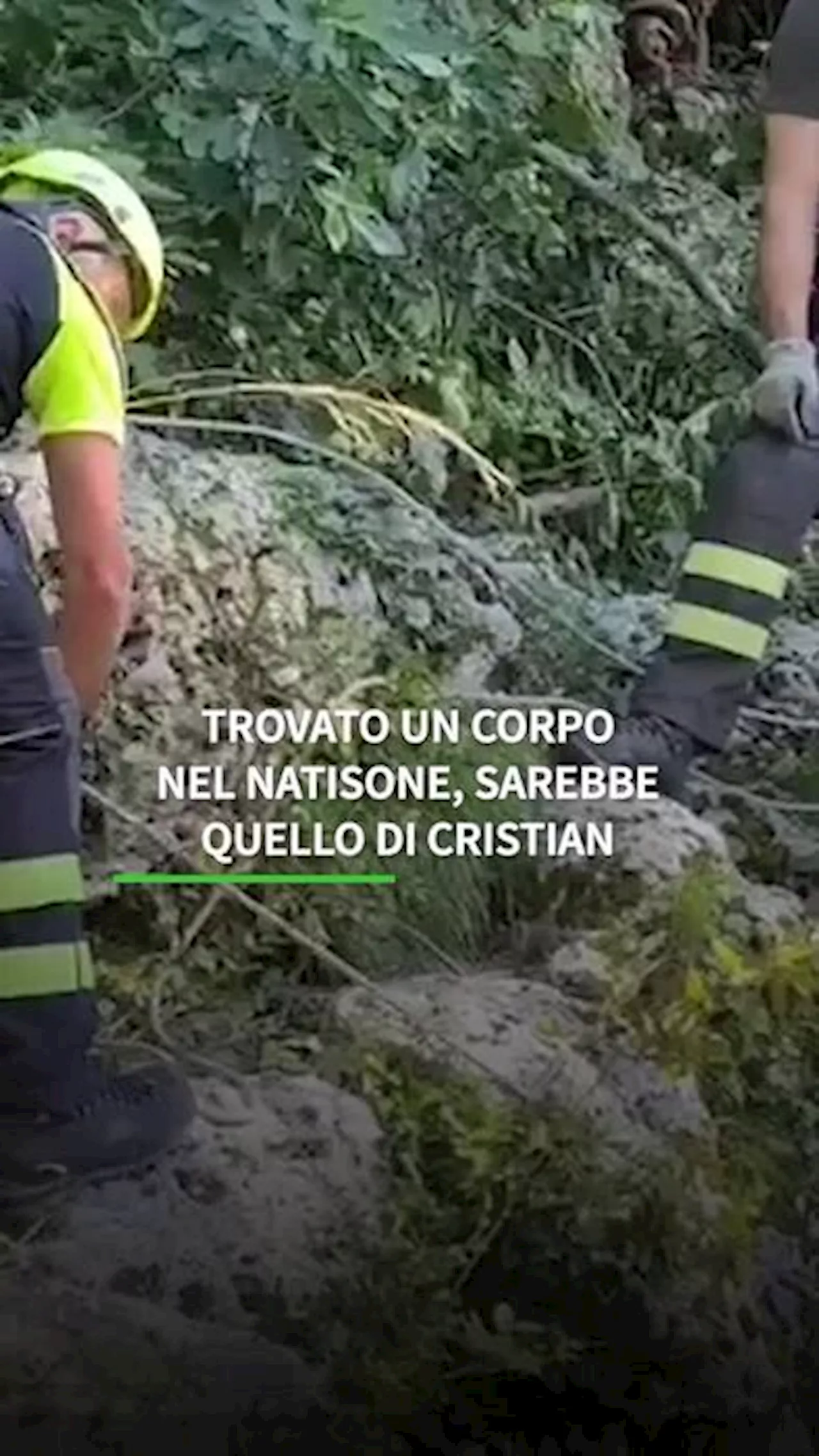 Trovato un corpo nel Natisone: sarebbe quello di Cristian