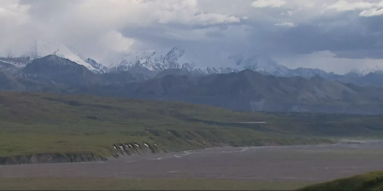 Foraker Fire burning in Denali National Park