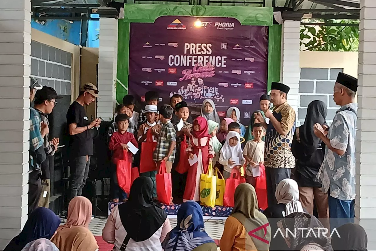 Panitia konser 'Gala Asmara' berikan santunan anak yatim