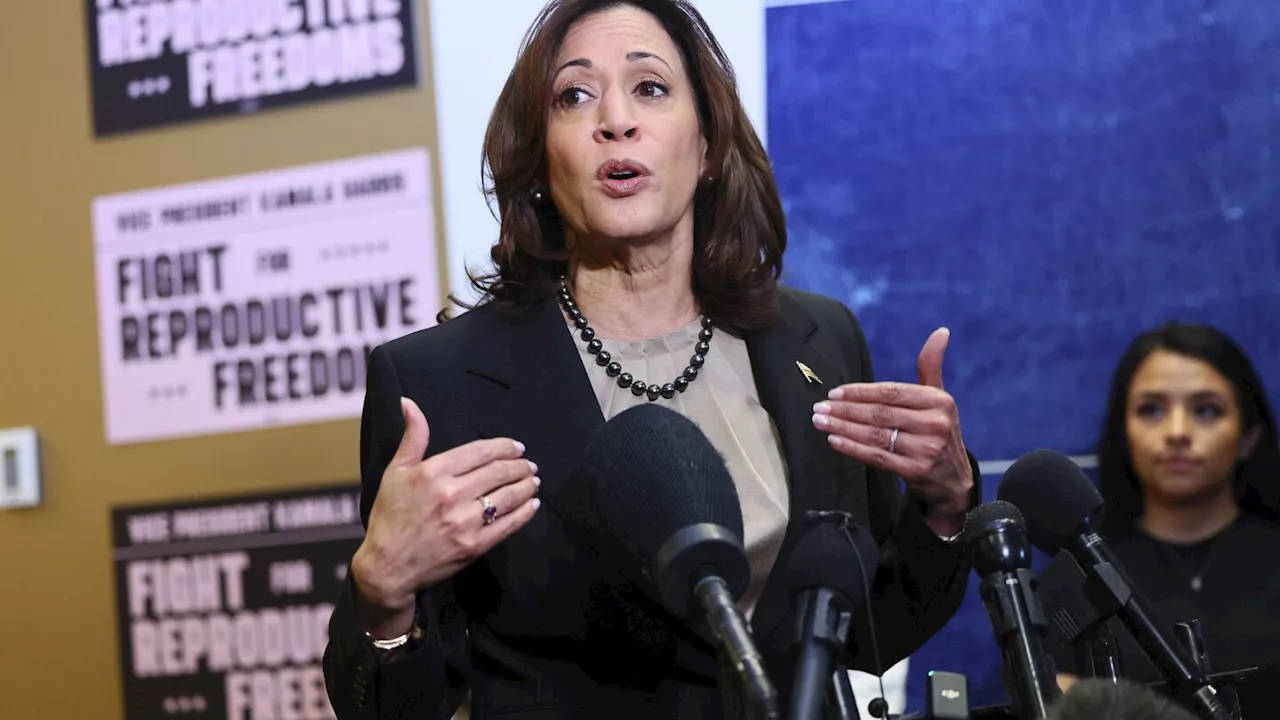 'Everything is at stake' for reproductive rights in 2024, Harris says as Biden-Trump debate nears