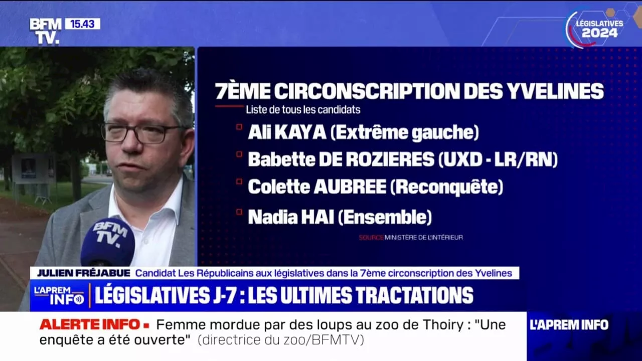 Législatives: que propose Julien Fréjabue, candidat LR dans la 7ème circonscription des Yvelines ?