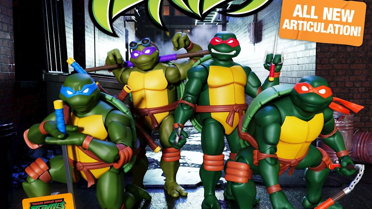 Leonardo Kicks Off Super7's New 2003 TMNT Ultimates Wave 12