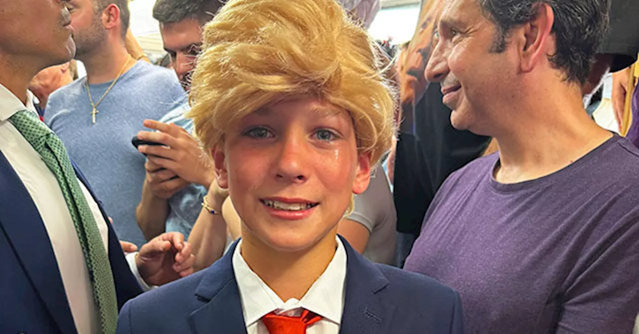 WATCH: Young Trump Fan Moved to Tears by Heartwarming Interaction at Campaign Stop