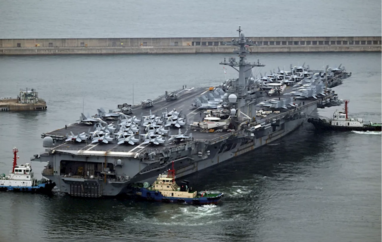 US aircraft carrier arrives in South Korea for joint military drills amid surging North Korean threats