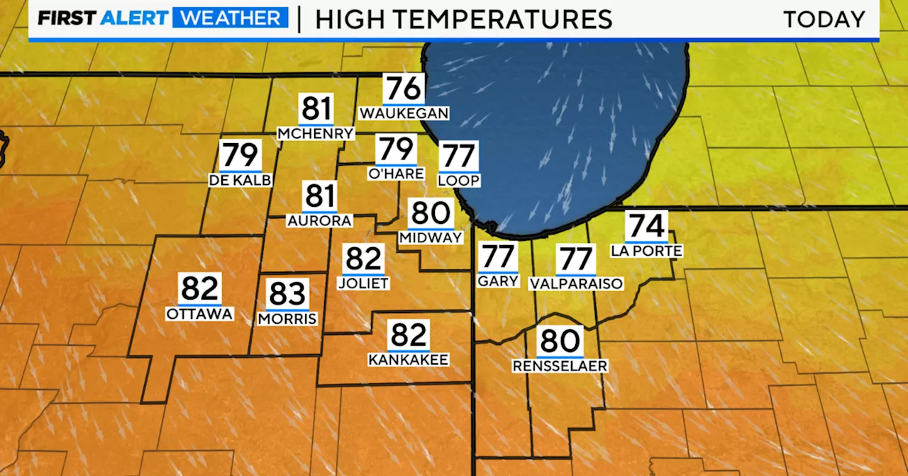 Refreshing temperatures Sunday in Chicago