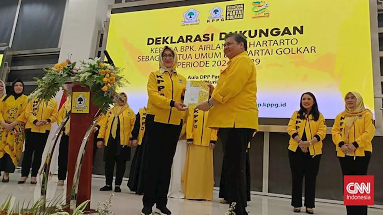 KPPG Deklarasi Dukung Airlangga Hartarto Jadi Ketum Golkar Lagi