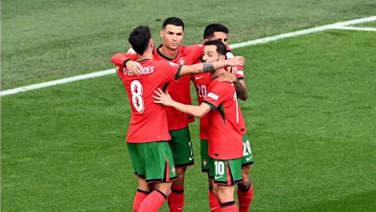 Luapan Emosional Ronaldo Usai Portugal Lolos 16 Besar Euro 2024