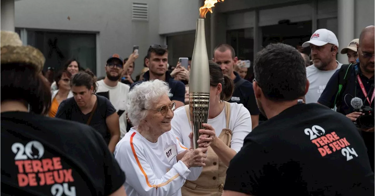 102-jährige Wienerin Berger-Volle trägt olympische Fackel