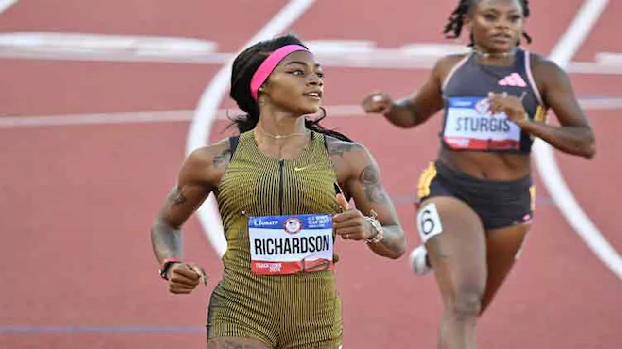 Richardson punches ticket to Paris Olympics with 100m win