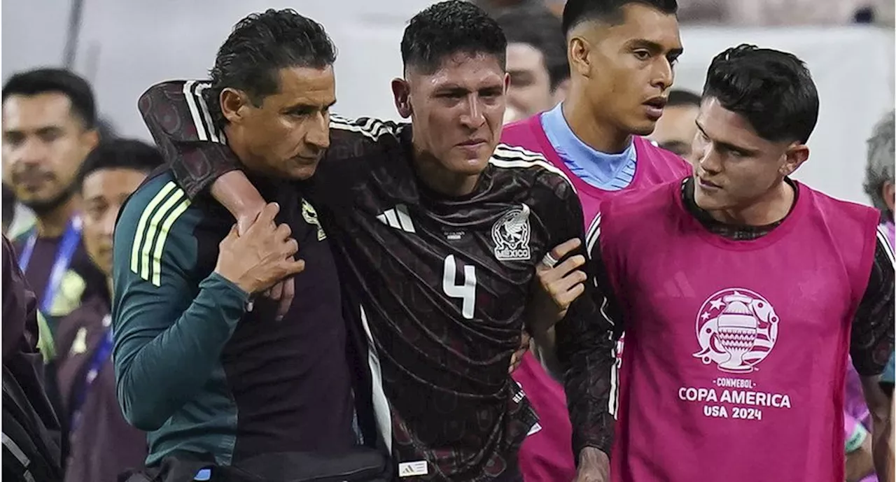 Edson Álvarez sale entre lágrimas; pésimas noticias para Jaime Lozano y Selección Mexicana